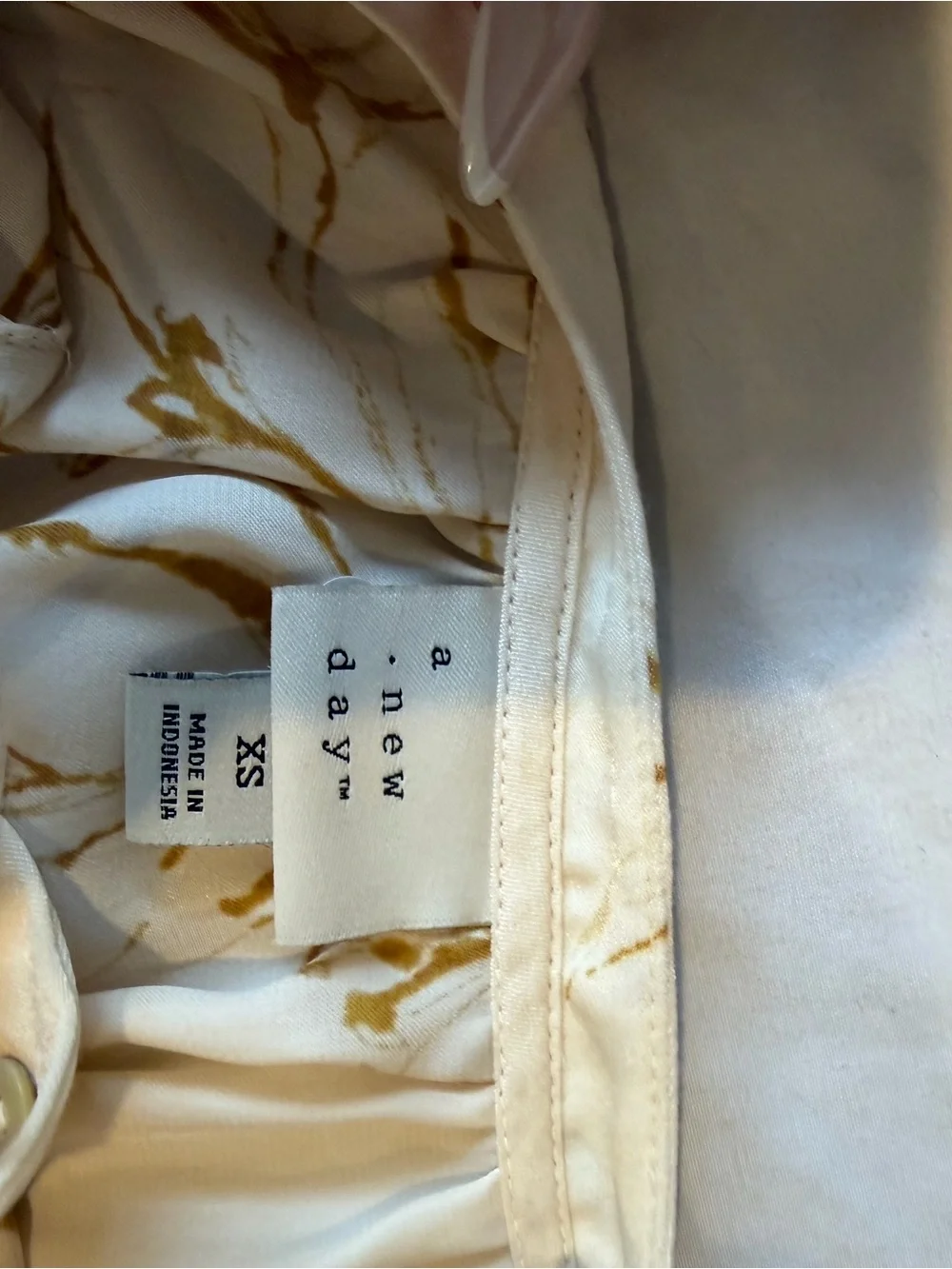 a new day Cream Duvet Cover with Gold Floral Sketch